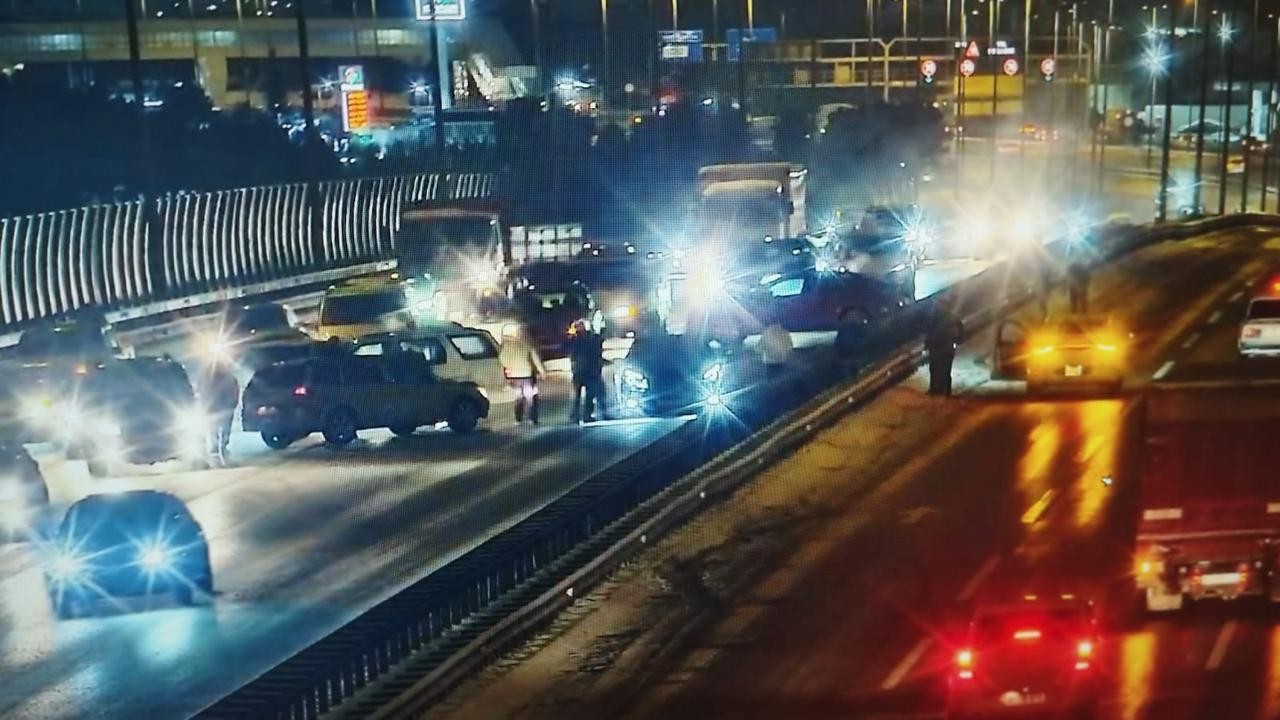 Bakının bu yollarında qəzalar olub - FOTOLAR